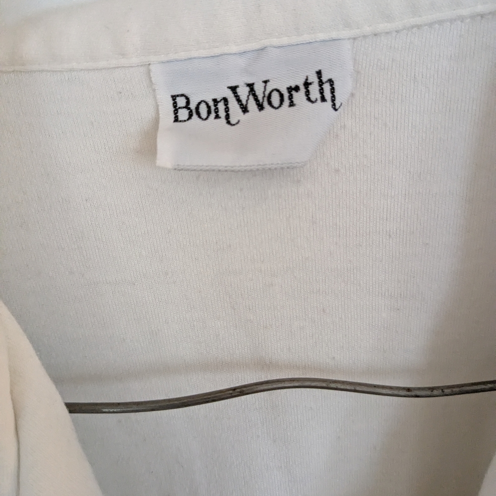 BonWorth White Women's Top - Picture 2 of 3
